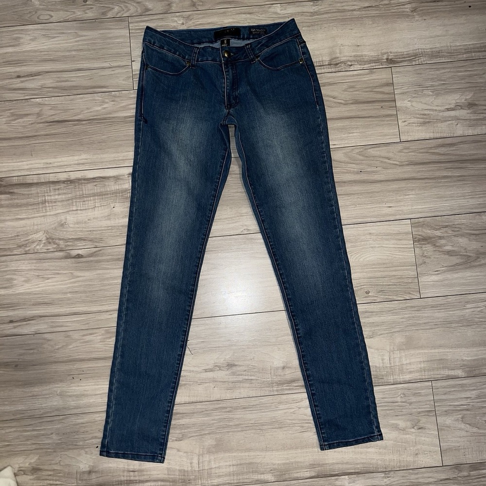 Rocawear Hannah Skinny Leg Jeans Women's Size 9 Y2K Blue Denim Stretch